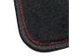 Spec-D Tuning Black Floor Mats with Red Stitching - Spec-D Tuning MAT-CV963-ATW