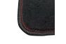 Spec-D Tuning Black Floor Mats with Red Stitching - Spec-D Tuning MAT-RSX02-ATW