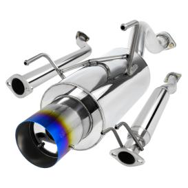 Spec-D Tuning 2.5" Inlet N1 Style Cat-Back Exhaust System with Burnt Tip