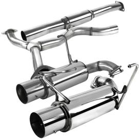 Spec-D Tuning 3" Piping Cat Back Exhaust System 4" Tips