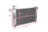 Spec-D Tuning 3-Cores Radiator - Spec-D Tuning RAD3-MST94