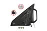 Spec-D Tuning Passenger Side Chrome Power Side View Mirror with Clear Lens LED Turn Signal - Spec-D Tuning RMV-RAM13CHP-AT-FS-R