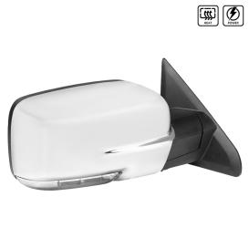 Spec-D Tuning Passenger Side Chrome Power Side View Mirror with Clear Lens LED Turn Signal