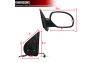 Spec-D Tuning Passenger Side Glossy Black Power Side View Mirror with LED Arrow Turn Signal - Spec-D Tuning RMV-SIV07AHP-FS-R