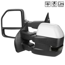 Spec-D Tuning Driver & Passenger Side Chrome Cover Power Towing Mirrors (Heated)