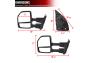 Spec-D Tuning Power and Heated Black Towing Mirrors with Smoke LED Lens Turn Signal - Spec-D Tuning RMX-F25099F1GH-P-FS