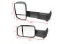 Spec-D Tuning Driver & Passenger Side Textured Black Power Towing Mirrors (Heated) - Spec-D Tuning RMX-RAM13HP-AT-FS