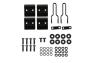 Spec-D Tuning 2-Bar Black Cargo Carrier Cross Bars for Full Size Vans - Spec-D Tuning RRB-6015BK-WB