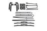 Spec-D Tuning Full Size Heavy Duty Contractor Pickup Truck Tool Adjustable Ladder Lumber Rack - Spec-D Tuning RRBL-58503BK