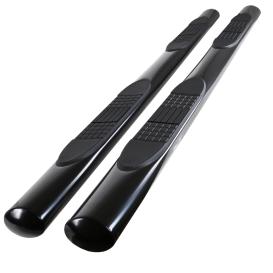 Spec-D Tuning 4" Oval Black Side Step Bars