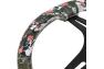 Spec-D Tuning 350mm Steering Wheel - Black / Pink Flower - Spec-D Tuning SW-587-BK-MGKL