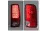 Spyder Red/Clear LED Tail Lights - Spyder 9037054