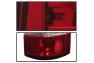 Spyder Red/Clear C Shape LED Tail Lights - Spyder 9037627