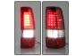 Spyder Red/Clear C Shape LED Tail Lights - Spyder 9037627