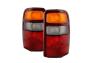 Spyder Red/Clear OE Style Tail Lights with Black Rim - Spyder 9028793