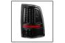 Spyder Black C Shape LED Tail Lights - Spyder 9036378