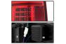 Spyder Light Bar Style Red/Clear LED Tail Lights - Spyder 9042201