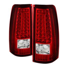 Spyder Red Clear C-Shape LED Tail Lights