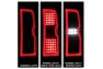 Spyder Light Bar Style Black LED Tail Lights - Spyder 9040283