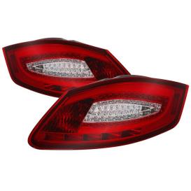 Spyder Red/Clear LED Tail Lights
