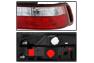 Spyder Red/Clear Euro Tail Lights - Spyder 5000187