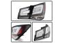 Spyder Black Light Bar LED Tail Lights - Spyder 5076595