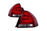 Spyder Red Clear LED Tail Lights - Spyder 5076403