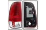 Spyder Version 3 Light Bar Style Red/Clear LED Tail Lights - Spyder 5084453