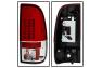 Spyder Red/Clear LED Tail Lights - Spyder 5029195