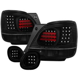 Spyder Black LED Tail Lights With Trunk Mounted Lights