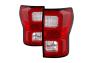 Spyder Version 2 Light Bar Style Red/Clear LED Tail Lights - Spyder 5085450