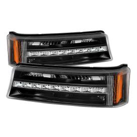 Spyder Black LED Bumper Lights