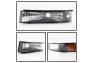Spyder Black Bumper Lights with Amber Reflectors - Spyder 5079893