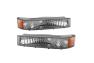 Spyder Chrome Bumper Lights with Amber Reflectors - Spyder 5079886
