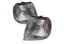 Spyder Chrome Corner Lights with Amber Reflectors - Spyder 5016072