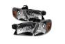 Spyder Black OE Style Headlights with Corner Lights - Spyder 9030642