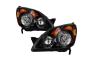 Spyder Black Replacement Headlights - Spyder 9943652