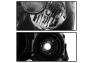 Spyder Clear OE Style Headlights with Black Bezel - Spyder 9031823