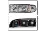 Spyder Chrome LED Crystal Headlights - Spyder 5031624