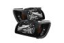 Spyder Black LED Crystal Headlights - Spyder 5056221