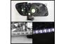 Spyder Chrome LED Crystal Headlights - Spyder 5056368