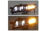 Spyder LED DRL Bar Black Projector Headlights - Spyder 9040474