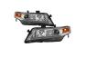 Spyder LED DRL Bar Chrome Projector Headlights - Spyder 9043130