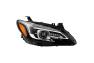 Spyder Passenger Side Chrome Projector LED DRL Headlight - Spyder 9947414