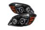 Spyder Black LED Halo Projector Headlights - Spyder 9027765