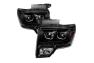 Spyder Black LED Halo Projector Headlights - Spyder 9032226