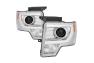 Spyder Chrome Light Bar DRL Projector Headlights - Spyder 9037269