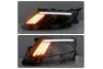 Spyder LED DRL Bar Black Projector Headlights - Spyder 9041778
