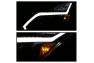 Spyder Black/Smoke Lights Bar DRL Projector Headlights with Sequential Turn Signal - Spyder 9039348