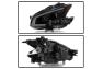 Spyder LED DRL Bar Black Smoke Projector Headlights - Spyder 9043062